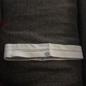 White Lululemon headband